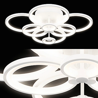 Breve Lightstar LED Ceiling Light 3D model image 1 