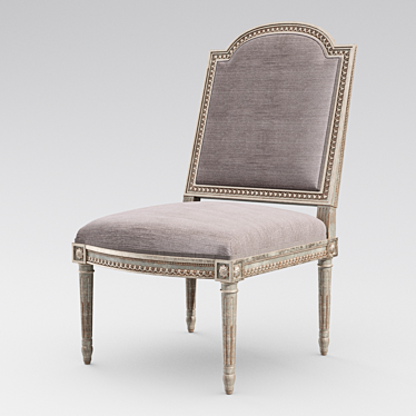 Elegant Colette Dining Chair 3D model image 1 