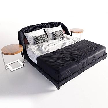 SHELL Bed - Unparalleled Comfort 3D model image 1 