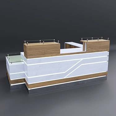 3DMax Reception: AutoCAD Design 3D model image 1 