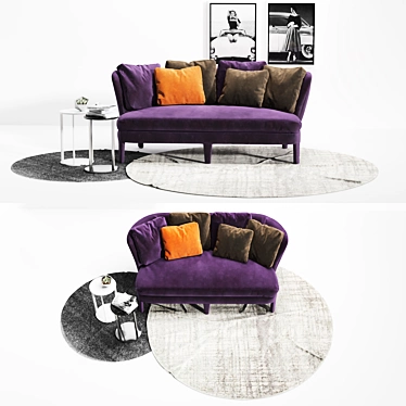Febo Sofa: Elegant Comfort for your Home 3D model image 1 