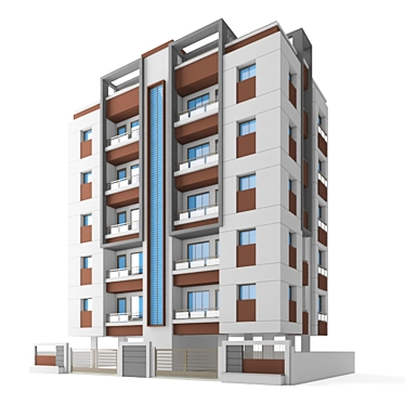 Cozy Indian Apartment 3D model image 1 