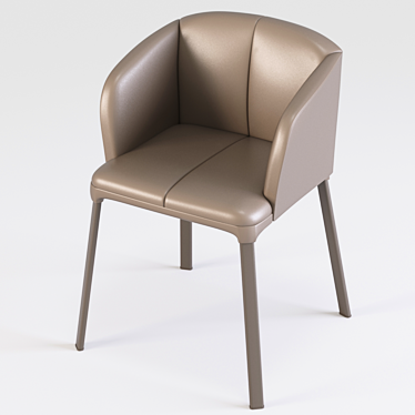 Elegant Dining Chair 3D model image 1 