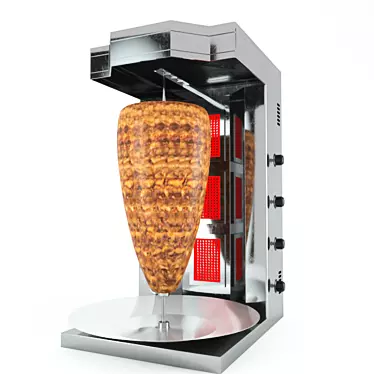 Authentic Shawarma Machine 3D model image 1 