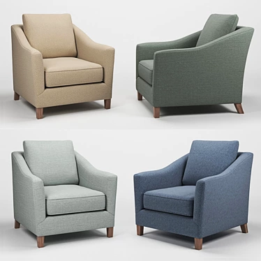 Sleek Keely Chair: Modern Design 3D model image 1 