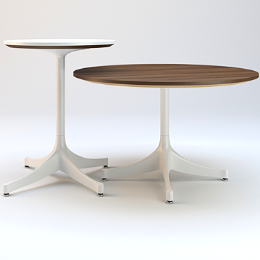 George Nelson Mid-Century Side Table 3D model image 1 