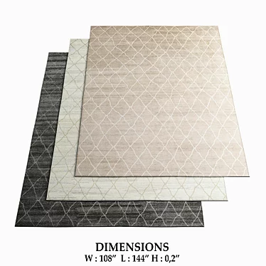 Restoration Hardware Rugs Collection 3D model image 1 