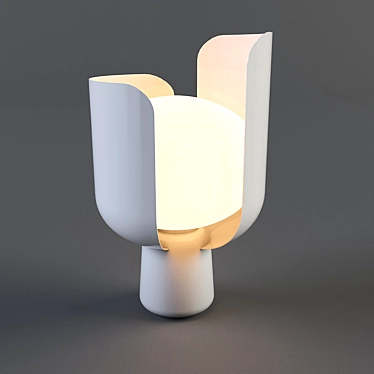 Elegant Blom Table Lamp - 24 cm 3D model image 1 