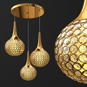 Luxury Golden Crystal Pendant Lights