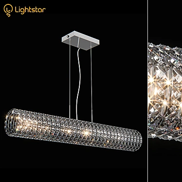 Modern Onda Lightstar Pendant 3D model image 1 