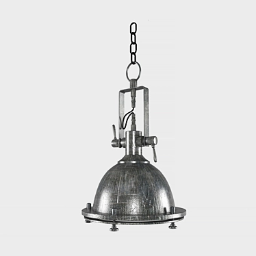 Rustic Elegance: Manitoba Pendant Light 3D model image 1 