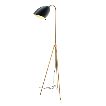 Elegant Sommerard Tripod Floor Lamp 3D model image 1 