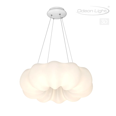 Elegant Prima Chandelier - ODEON LIGHT 4065 3D model image 1 