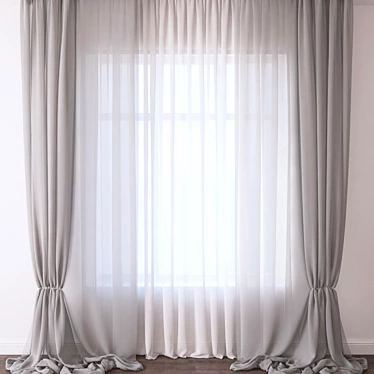 Elegant Drapes for Any Room 3D model image 1 