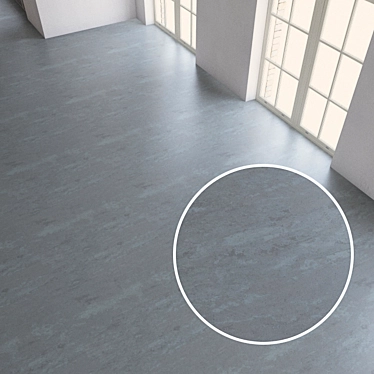 Seamless Vinyl Flooring: Forbo Production 3D model image 1 