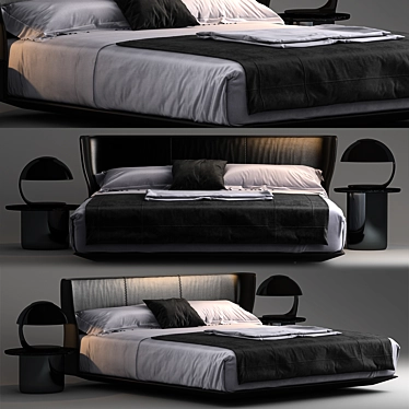 B&B Italia Alys Bed 3D model image 1 