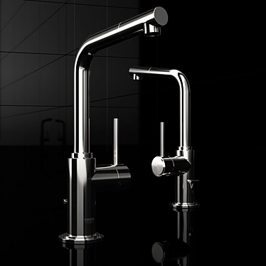 Elegant Grohe Atrio Mixer 3D model image 1 