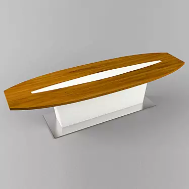 Rook Conference Table: Modern Design for Productive Meetings 3D model image 1 