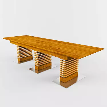 Trang Meeting Room Table 3D model image 1 