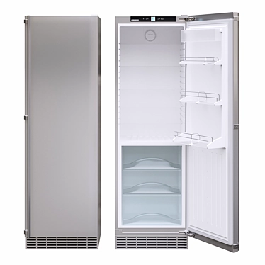 Sleek Liebherr RB 1410 Fridge 3D model image 1 