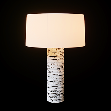 Nico Glass Lamp: Sleek and Elegant Lighting 3D model image 1 