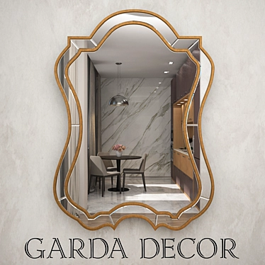 Garda Decor Mirror - Perfect Blend of Style and Functionality 3D model image 1 