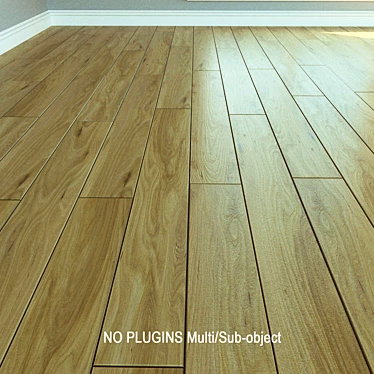 Natural Wood Laminate 065 - Premium Quality by KAINDL 3D model image 1 