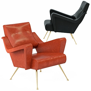 Alec Club Chair: Sleek and Stylish 3D model image 1 