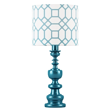 Geo-inspired Table Lamp for Indoor/Outdoor Ambiance 3D model image 1 