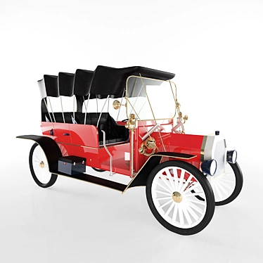 Vintage Classic Car 3D model image 1 