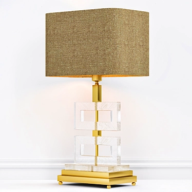 Elegant Umbria Table Lamp 3D model image 1 
