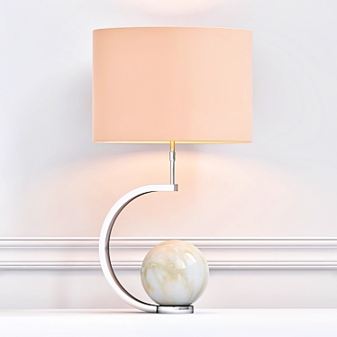 Elegant Luigi Eichholtz Table Lamp 3D model image 1 