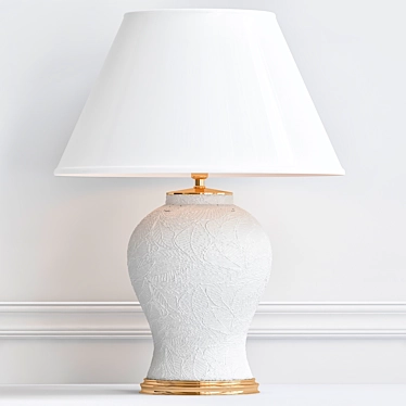 Sophisticated Cyprus Table Lamp 3D model image 1 