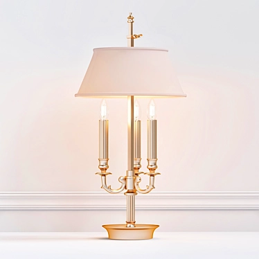 Elegant Deauville Table Lamp 3D model image 1 