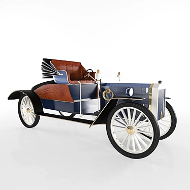 Vintage Automobile 3D model image 1 