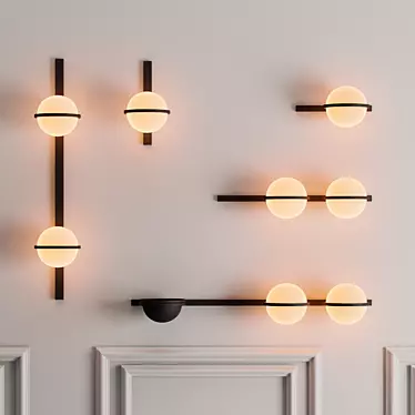 VIBIA PALMA Wall Light 3D model image 1 