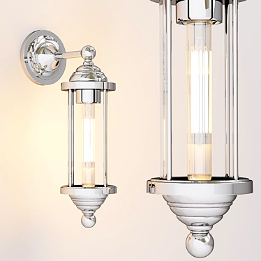 Elegant Wall Lamp Clayton Eichholtz 3D model image 1 