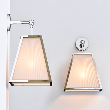 Elegant Notting Hill Wall Lamp 3D model image 1 
