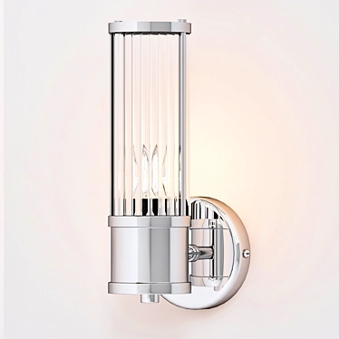 Elegant Claridges Single Wall Lamp 3D model image 1 