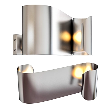 Crawley Wall Lamp: Elegant Illumination 3D model image 1 