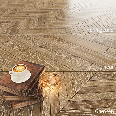 Oak Panforte Grande: Versatile Parquet 3D model image 1 