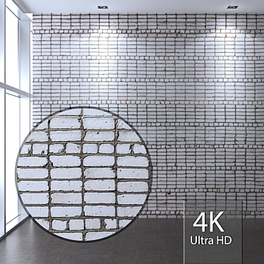 Seamless Bricklaying Texture in 4K 3D model image 1 