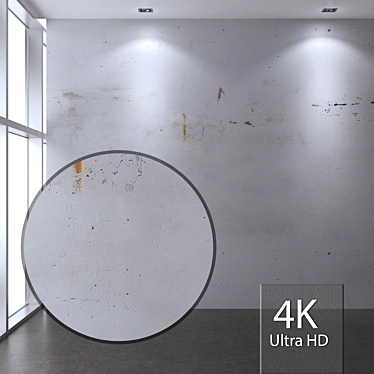 Custom Seamless Plaster Texture - 4K Resolution 3D model image 1 