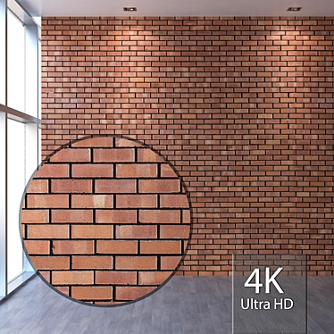 Seamless 4K Brick Texture 3D model image 1 