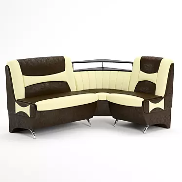 Versatile Kitchen Sofa 3D model image 1 