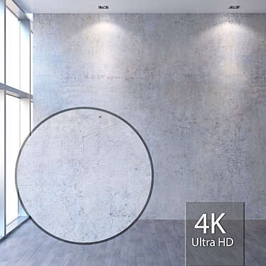 Seamless Concrete Wall Texture 3D model image 1 