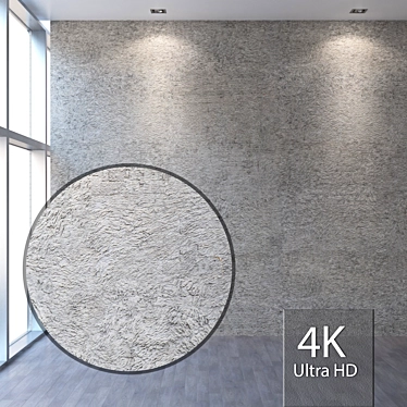 Title: Seamless 4K Coated Plaster 3D model image 1 