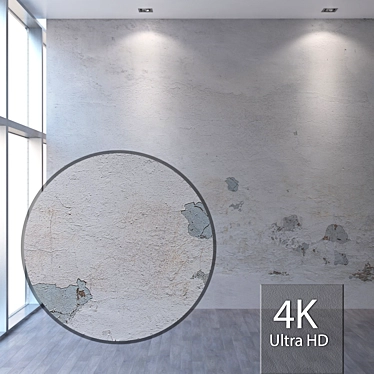 Seamless Plaster Texture in 4K 3D model image 1 