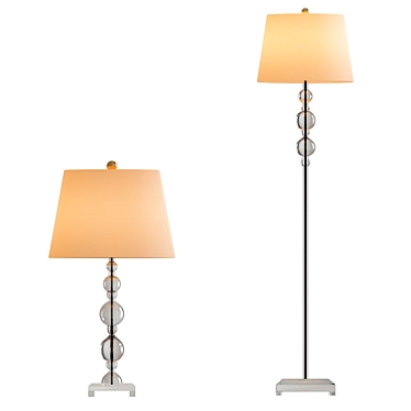 Elegant Illumination: Table and Floor Lamps 3D model image 1 