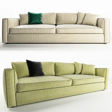 Luxurious Alberta Laguna Sofa 3D model image 1 